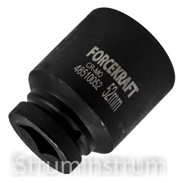 Головка ударна глибока 1" 52 мм FORCEKRAFT серія FK-48510052 (FK_57897)