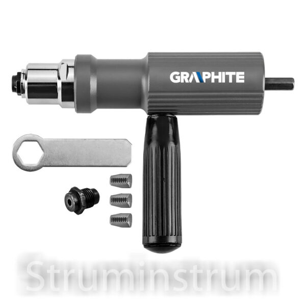 Адаптер шуруповерта для заклепок GRAPHITE (арт. 56H634)