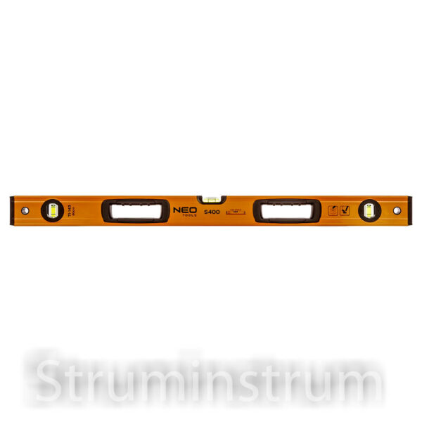 Рівень алюмінієвий NEO TOOLS S 400, 80 см (71-143)