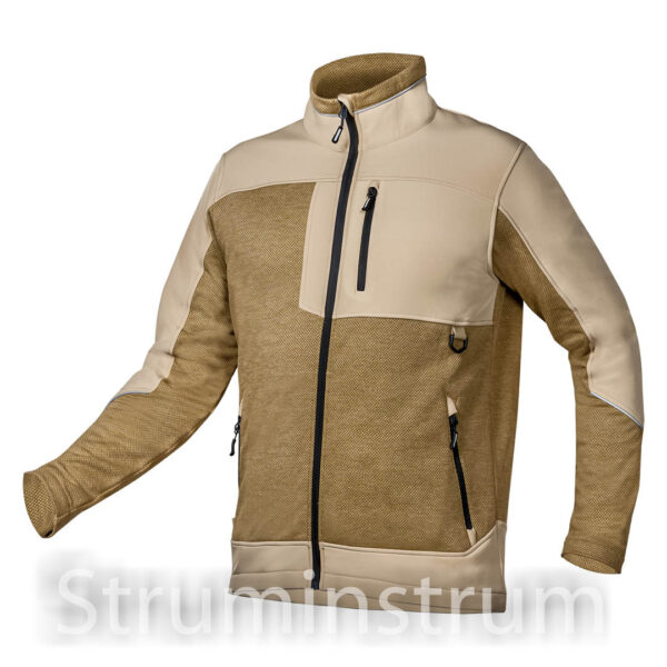 Толстовка OUTDOOR softshell, бежева, розмір M (81-516-M)
