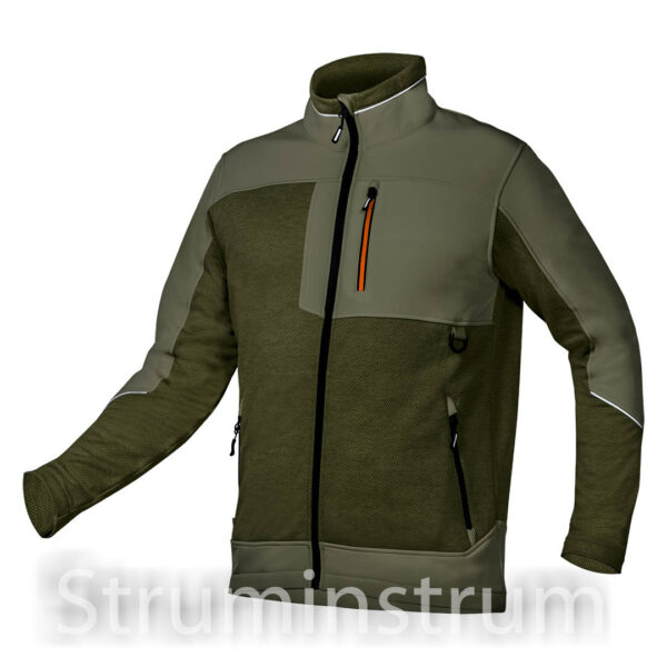 Толстовка OUTDOOR softshell, зелена, розмір S (81-517-S)