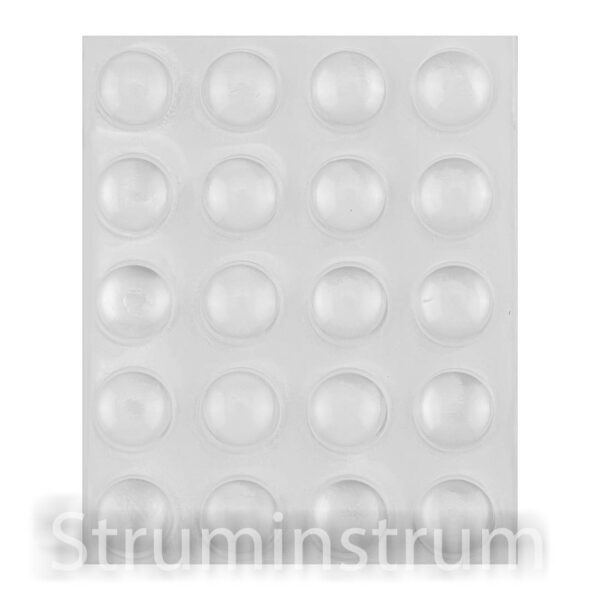 Накладки самоклеючі силіконові прозорі 10 мм, 20 шт. NEO TOOLS (85-219)