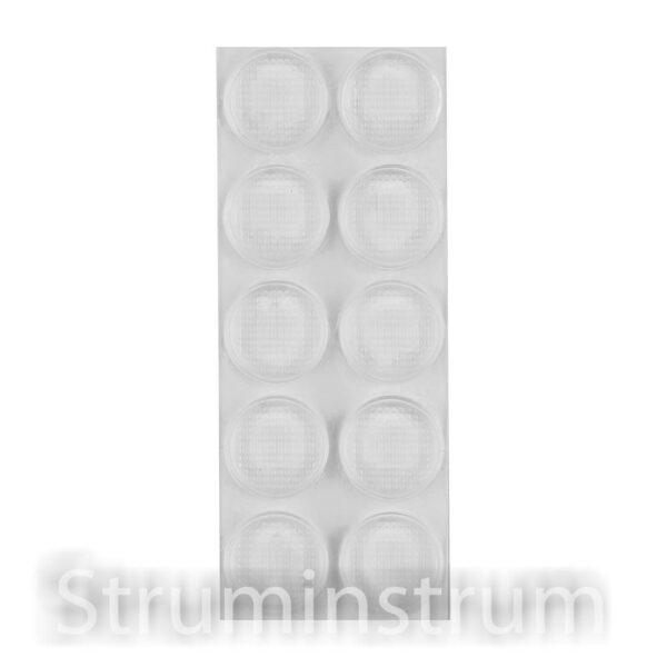 Накладки самоклеючі силіконові прозорі 14 мм, 10 шт. NEO TOOLS (85-220)