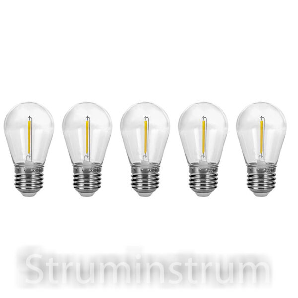 Лампочки для гірлянди філаментні, 5 шт., 1 Вт, E27, NEO TOOLS (99-111)